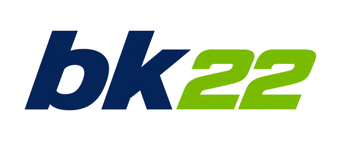 bk22 logo in a rounded square badge